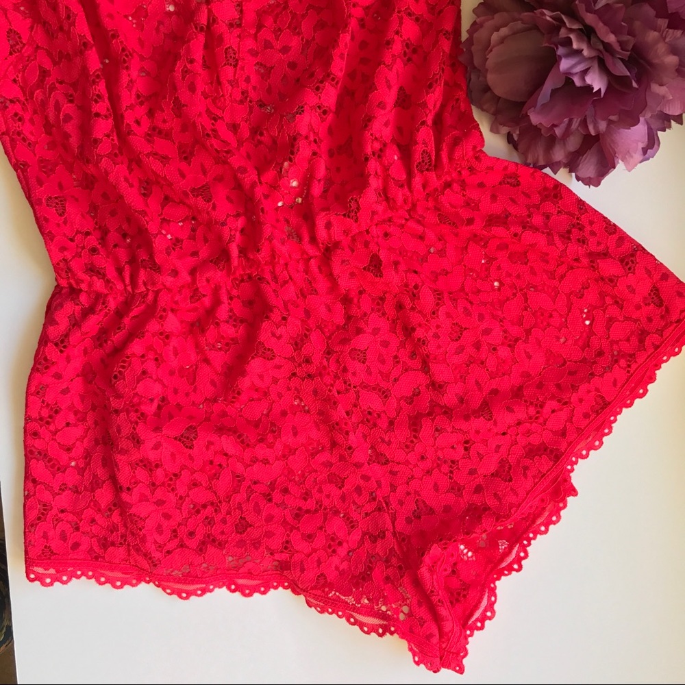 LAST ONE VS floral lace romper PJ/lingerie S - Picture 5 of 8